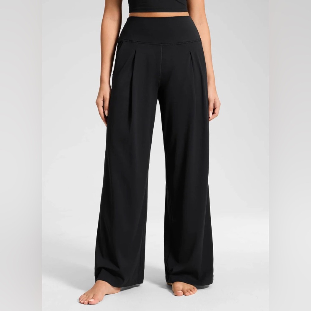 Butterluxe Front Pleated Pocket Palazzo Pant 30"